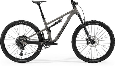 2027 Merida One-Forty 400 Full Suspension Mountain Bike In Warm Slate Grey