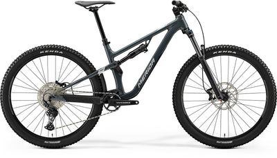 2023 Merida One-Forty 400 Full Suspension Mountain Bike in Grey