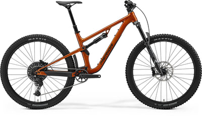 2026 Merida One Forty 400 Full Suspension Mountain Bike in Wild Honey