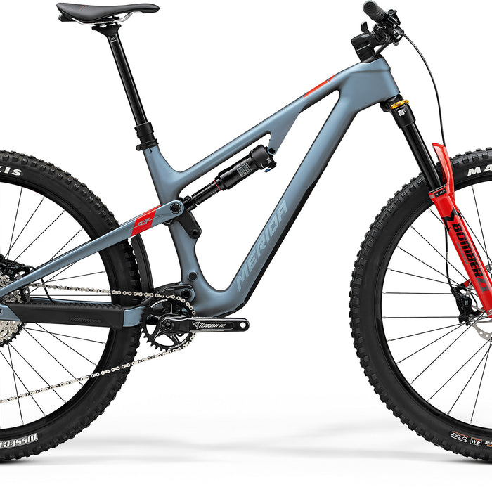 2023 Merida One-Forty 6000 Full Suspension Mountain Bike in Blue
