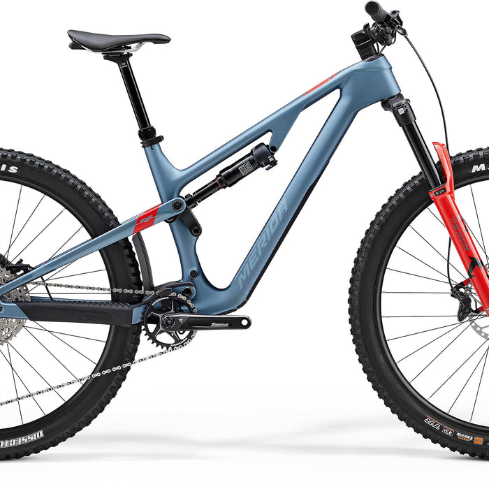 2024 Merida One-Forty 6000 Full Suspension Mountain Bike in Blue