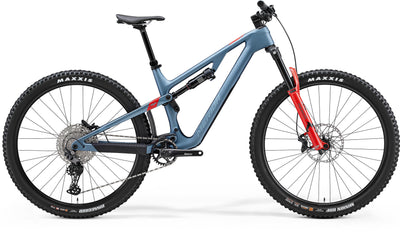 2024 Merida One-Forty 6000 Full Suspension Mountain Bike in Blue