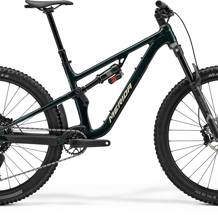 2026 Merida One Forty 700 Full Suspension Mountain Bike in Halo Green