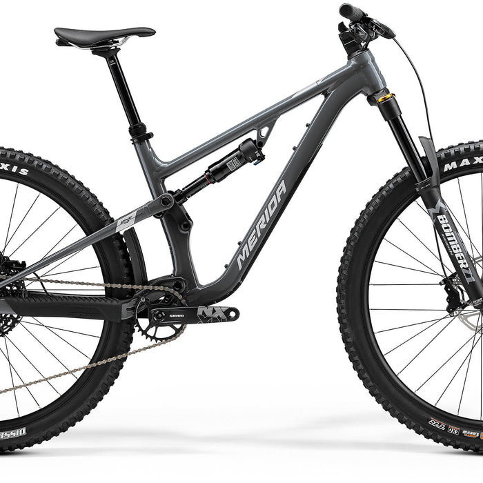 2024 Merida One-Forty 700 Full Suspension Mountain Bike in Grey