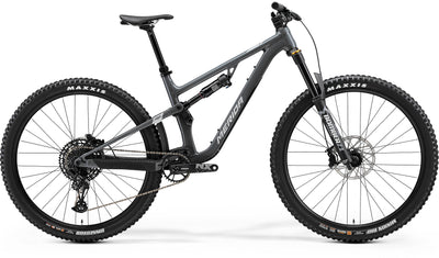 2024 Merida One-Forty 700 Full Suspension Mountain Bike in Grey