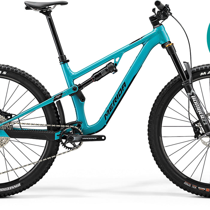2023 Merida One-Forty 700 Full Suspension Mountain Bike in Teal
