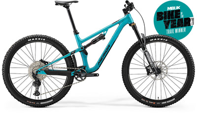 2023 Merida One-Forty 700 Full Suspension Mountain Bike in Teal