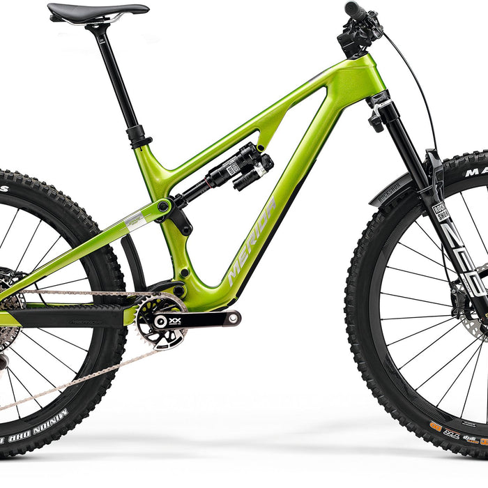 2023 Merida One-Sixty 10K Full Suspension Mountain Bike in Green