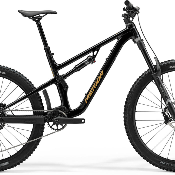 2026 Merida One Sixty 400 Full Suspension Mountain Bike in Black