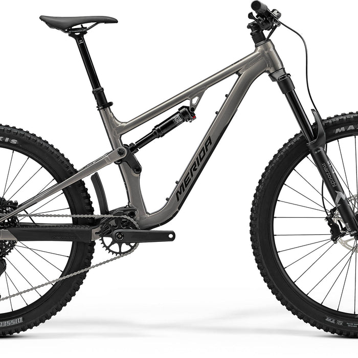 2026 Merida One Forty 400 Full Suspension Mountain Bike in Warm Slate Grey