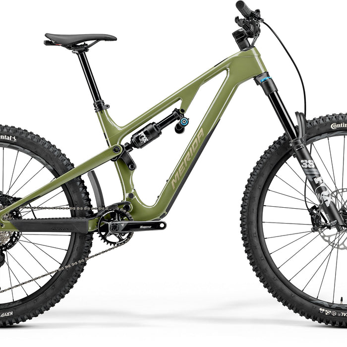 2026 Merida One Sixty 7000 Full Suspension Mountain Bike in Anaconda Green