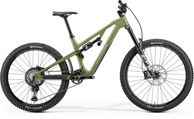2026 Merida One Sixty 7000 Full Suspension Mountain Bike in Anaconda Green