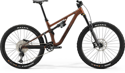 2023 Merida One-Sixty 700 Full Suspension Mountain Bike in Bronze
