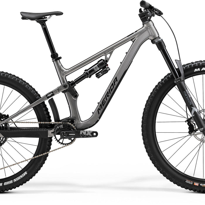2024 Merida One-Sixty 700 Full Suspension Mountain Bike in Grey