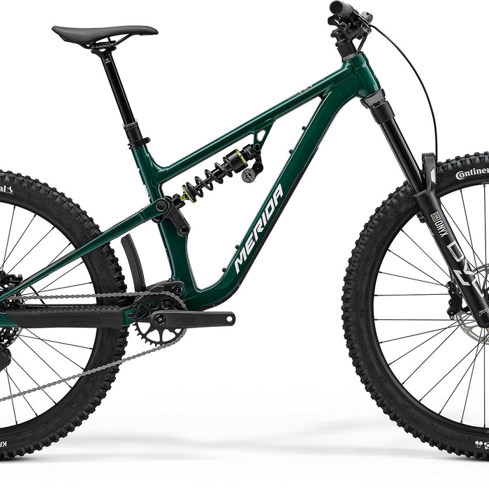 2026 Merida One Sixty FR 400 Full Suspension Mountain Bike in Deep Forest Green