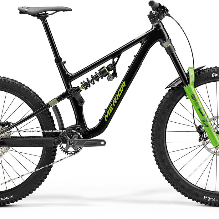 2024 Merida One-Sixty FR 600 Full Suspension Mountain Bike in Black