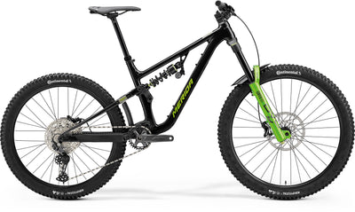 2024 Merida One-Sixty FR 600 Full Suspension Mountain Bike in Black