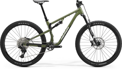 2027 Merida One-Twenty 600 Full Suspension Mountain Bike In Anaconda Green