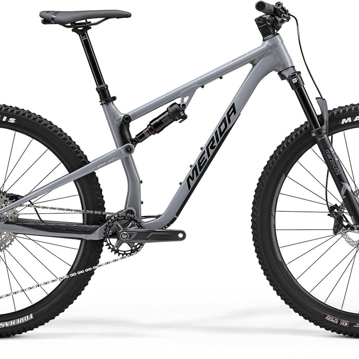 2024 Merida One-Twenty 600 Full Suspension Mountain Bike in Grey