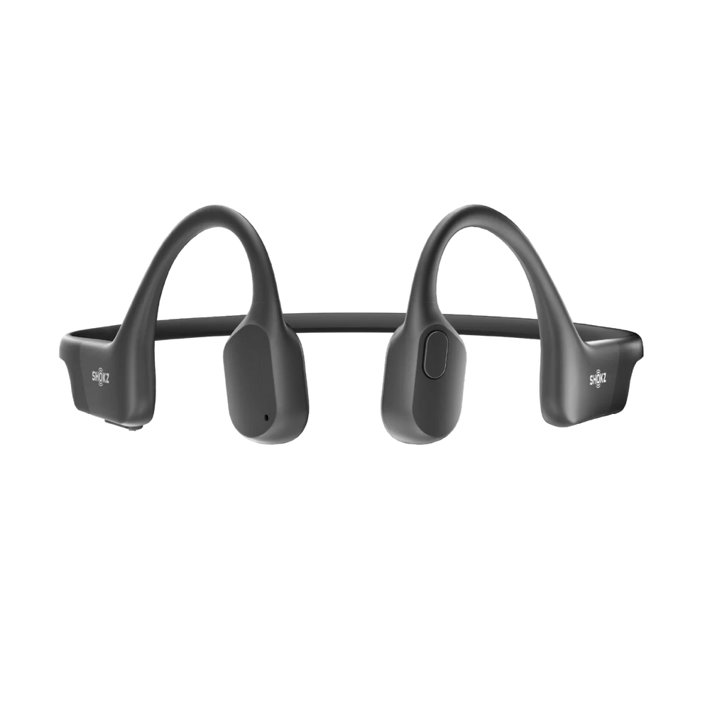 Shokz OpenRun Mini in Cosmic Black, controls