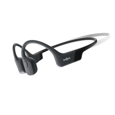 Shokz OpenRun Mini bone conduction headphones in Cosmic Black