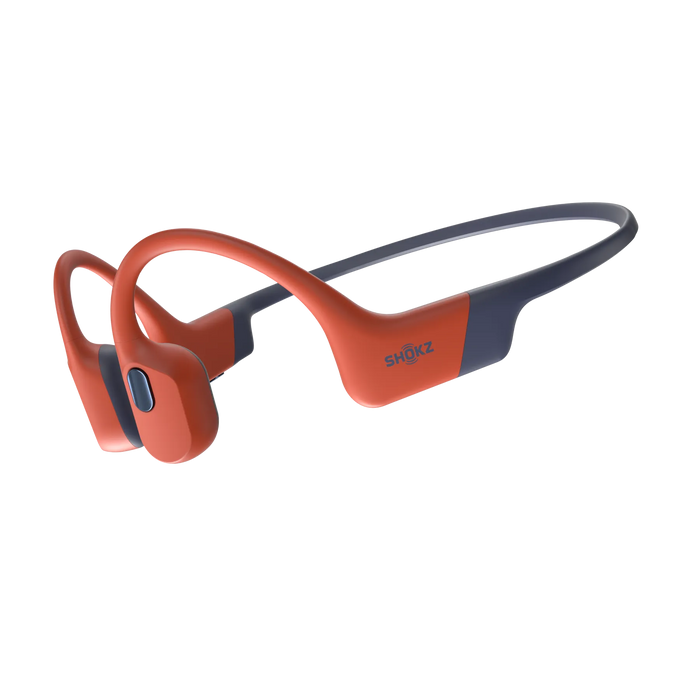 Shokz OPENSWIM PRO Wireless Bone Conducting Headphones in Red