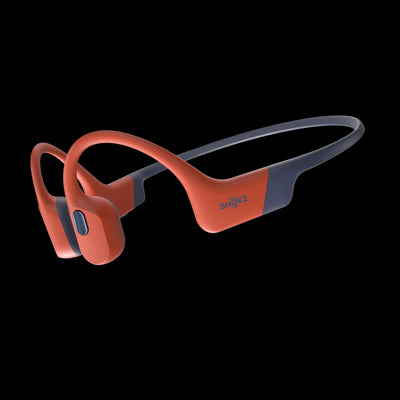 Shokz OPENSWIM PRO Wireless Bone Conducting Headphones in Red