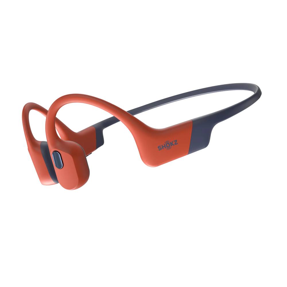 Shokz OPENSWIM PRO Wireless Bone Conducting Headphones in Red