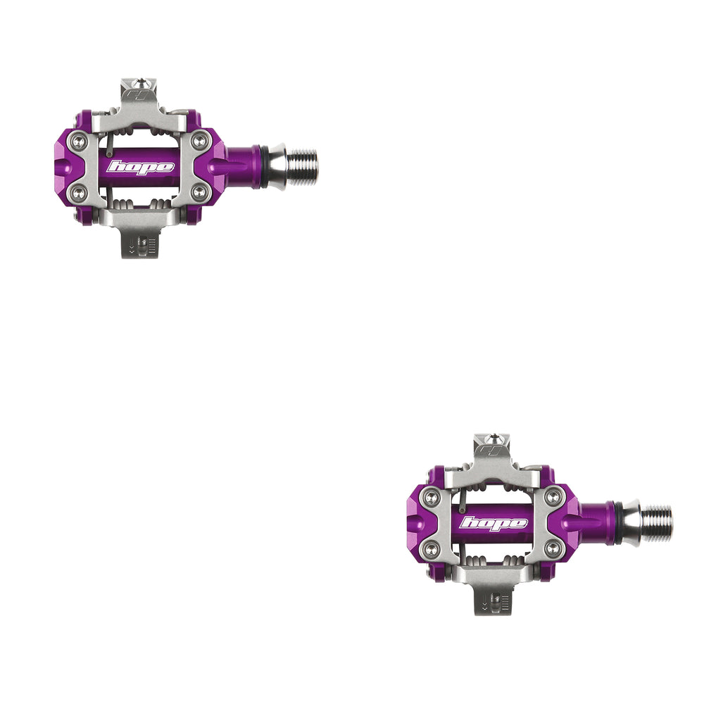 Hope Union Race Pedals - Pair - Purple