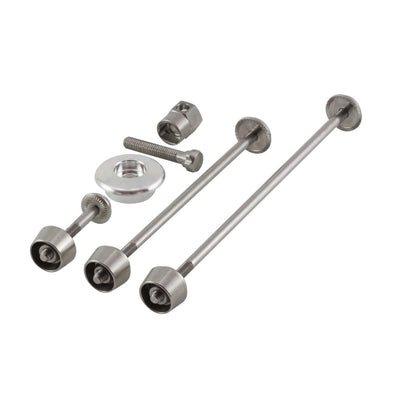 Pitlock Set 02 Front Wheel, Rear Wheel, Seat Post & Ahead Headset System