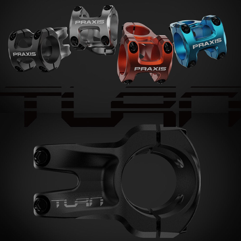 Praxis Stem Turn 31.8 Black 32mm