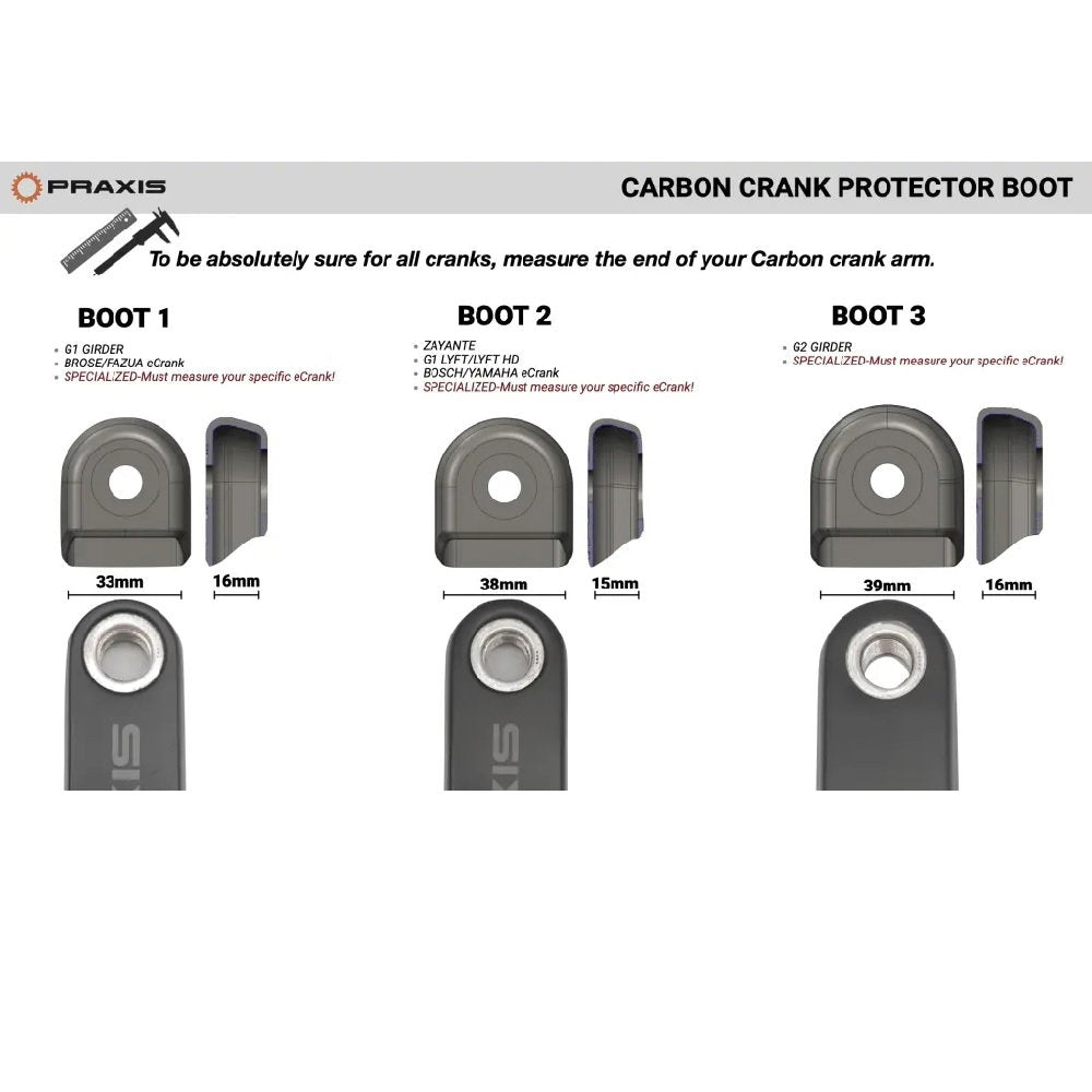 Praxis SPARE Crank Boots GirderC, BroseE, SpeshE