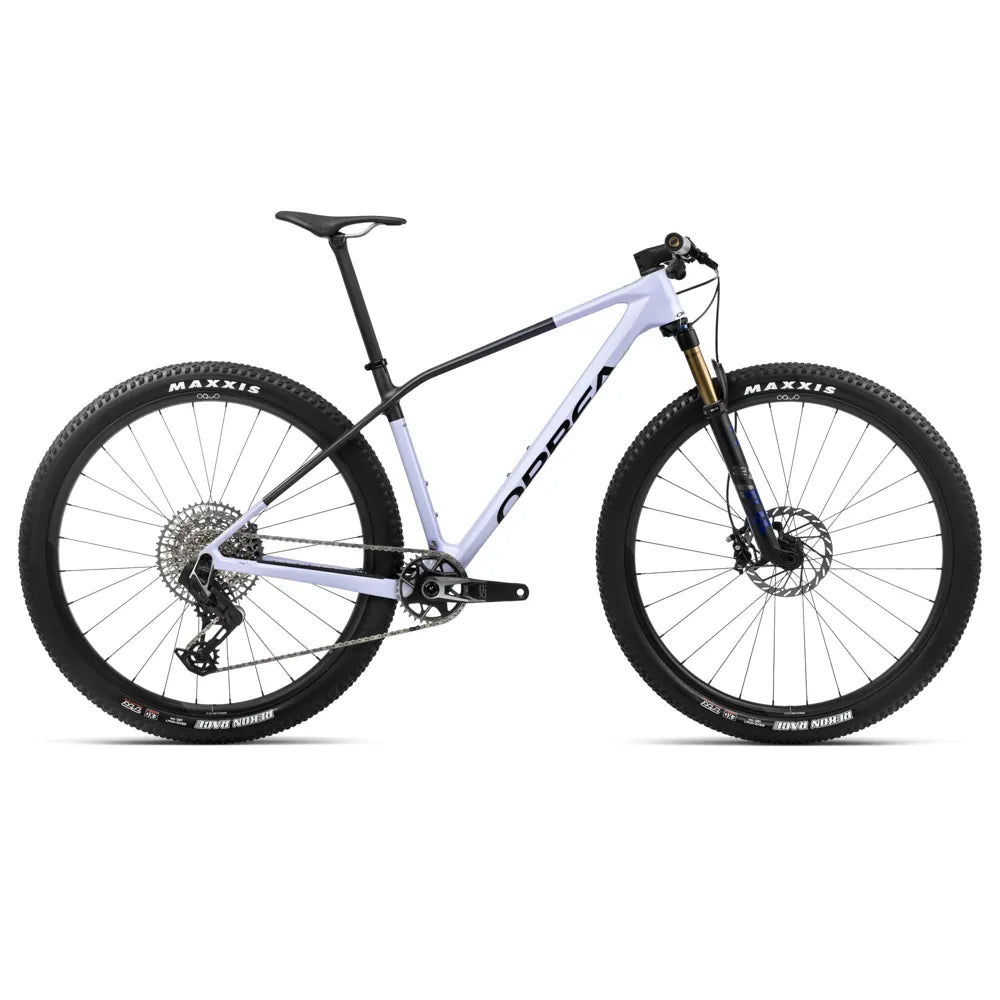2024 Orbea Alma M-Pro Mountain Bike In Digital Lavender/Carbon Raw