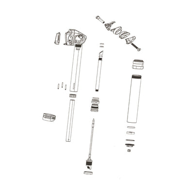 SRAM RockShox Spare - SeatPost Spare Parts Reverb Main Piston/Shaft 355X100mm/380X125mm