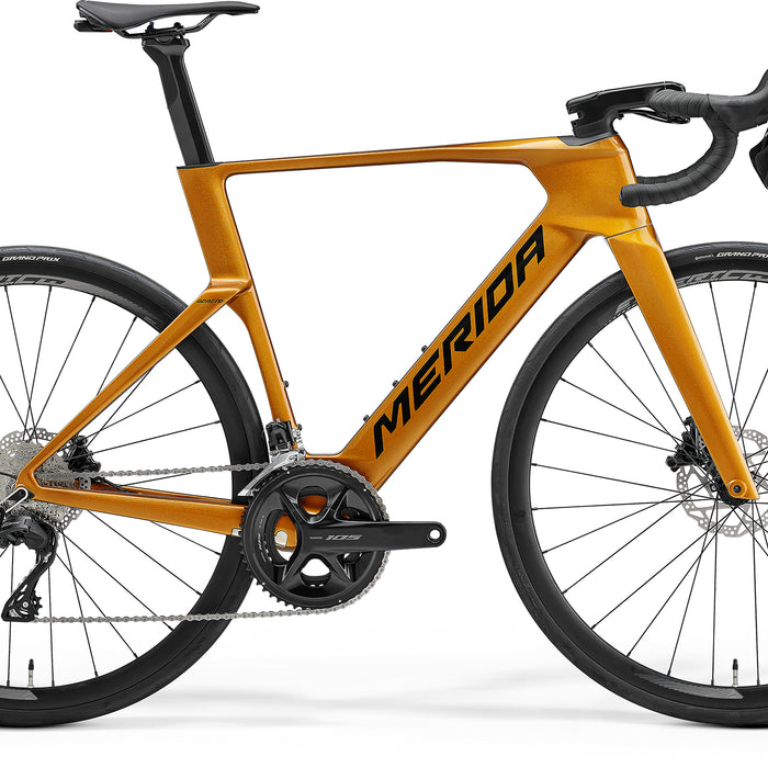 2027 Merida Reacto 4000 Road Bike In Mineral Gold