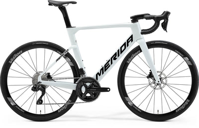 2026 Merida Reacto 5000 Road Bike in Pearl White