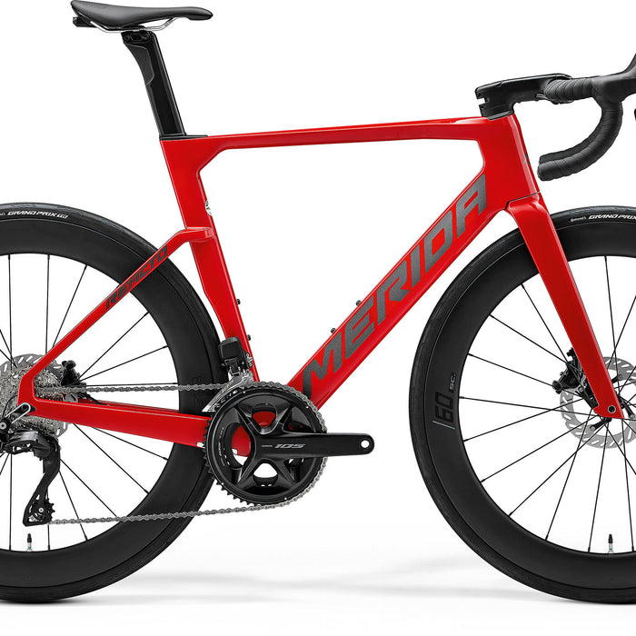 2026 Merida Reacto 6000 Road Bike in Dark Race Red