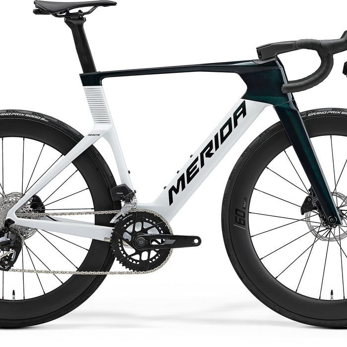 2027 Merida Reacto 7000 Carbon Road Bike in Halo Green