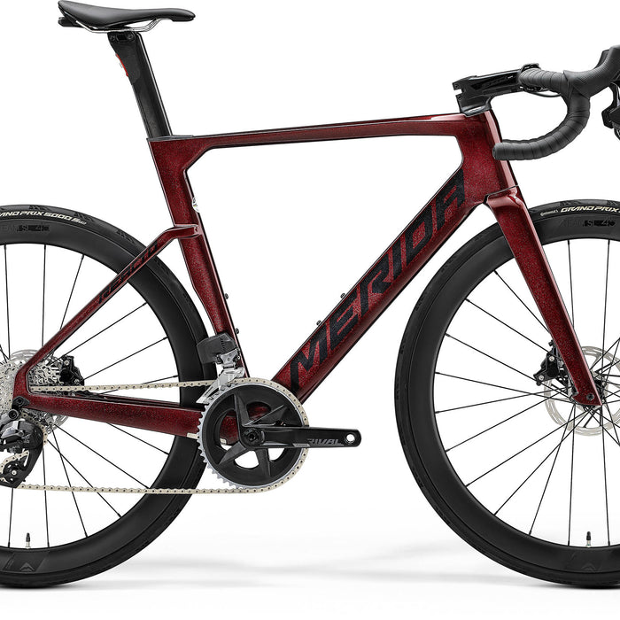 2024 Merida Reacto 7000 Road Bike in Red