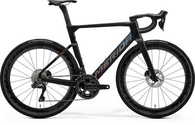 2026 Merida Reacto 8000 Road Bike in Silk Black