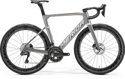 2025 Merida Reacto 8000 Road Bike in Grey