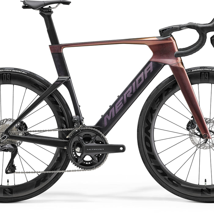 2027 Merida Reacto 8000 Carbon Road Bike in Rainbow Purple