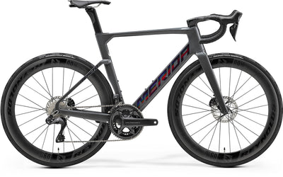 2025 Merida Reacto 9000 Road Bike in Grey