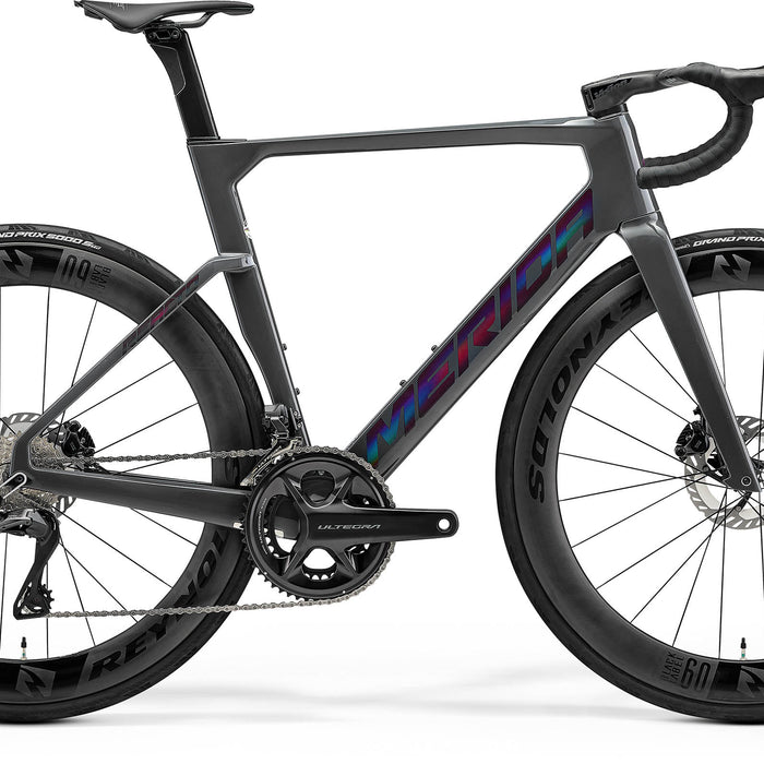 2026 Merida Reacto 9000 Road Bike in Cool Grey