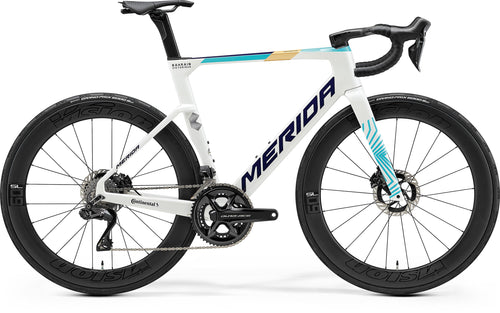 2025 Merida Reacto Team Road Bike in Teal