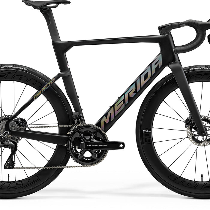 2026 Merida Reacto Team Road Bike in Silk Black