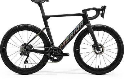 2026 Merida Reacto Team Road Bike in Silk Black