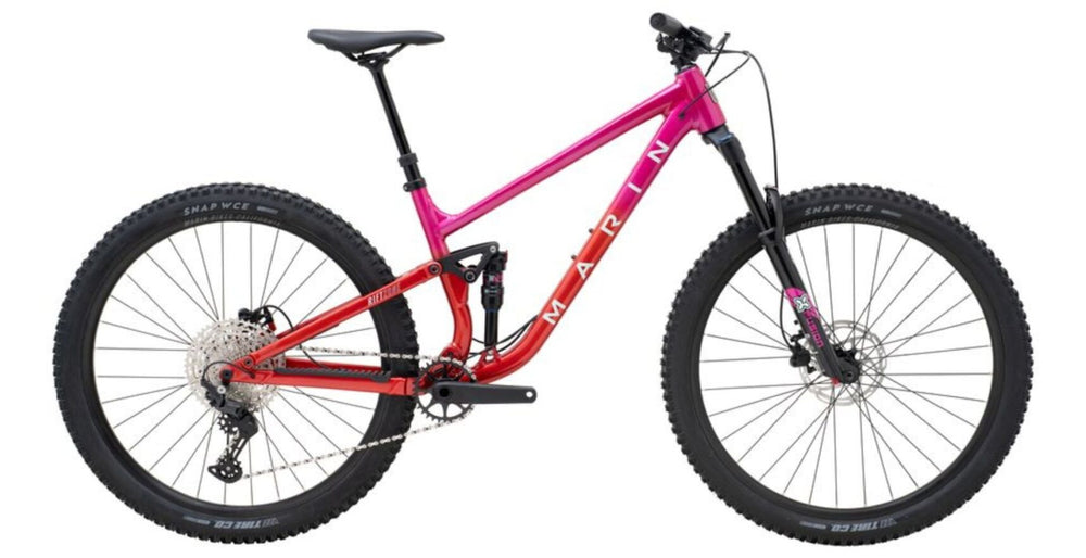 Marin Rift Zone Full Suspension Mountain Bike in Coral – 99 Bikes UK