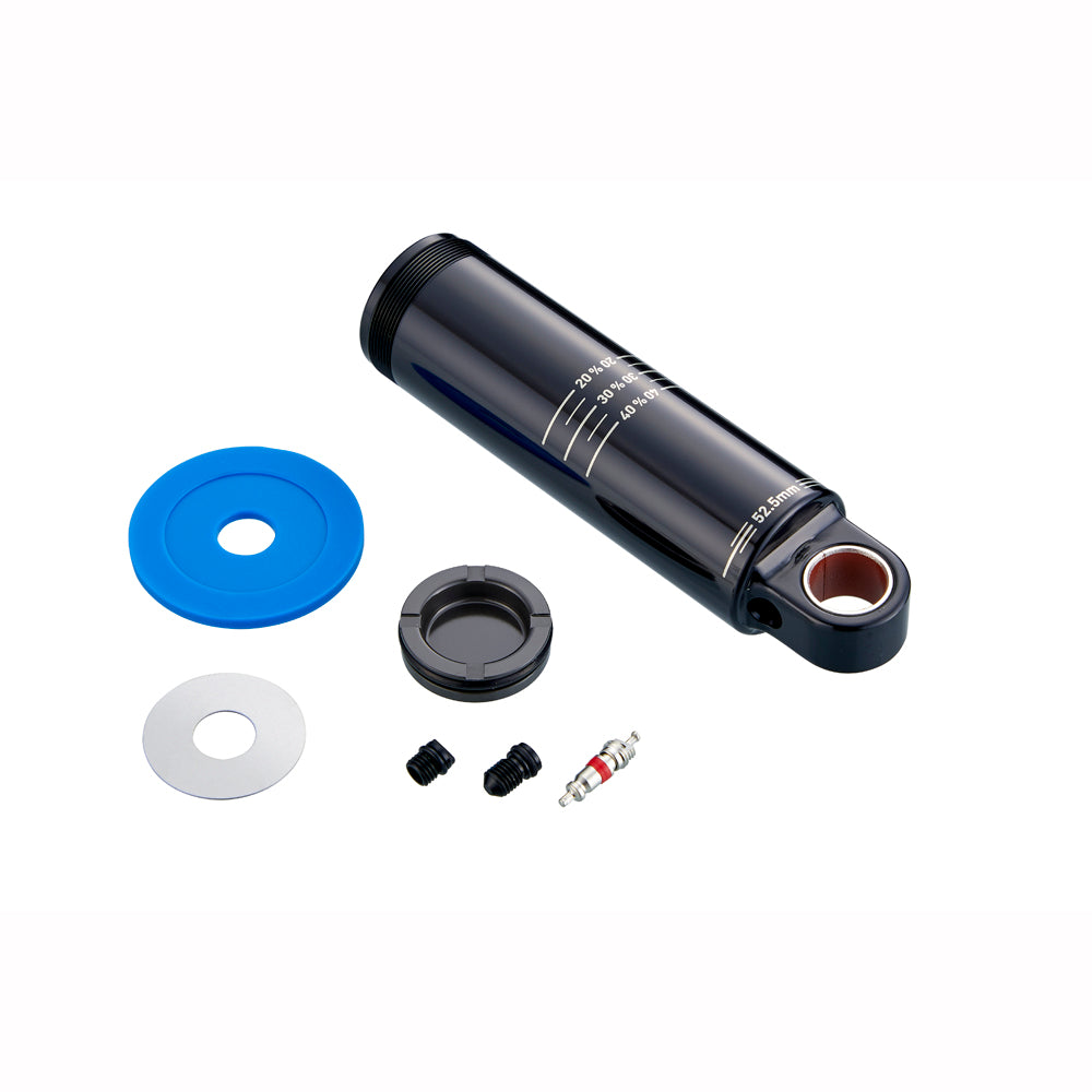 SRAM RockShox Spare - Rear Shock Spare Parts Damper Body/IFP Standard Eyelet 52.5mm Includes Damper Body IFP Valve Core, 2.5mm Travel Spacer and Caps
