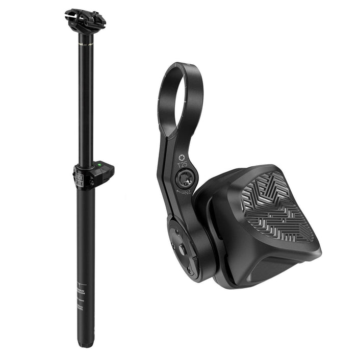 RockShox Reverb AXS B1 wireless dropper seatpost with left-hand Rocker Pod controller